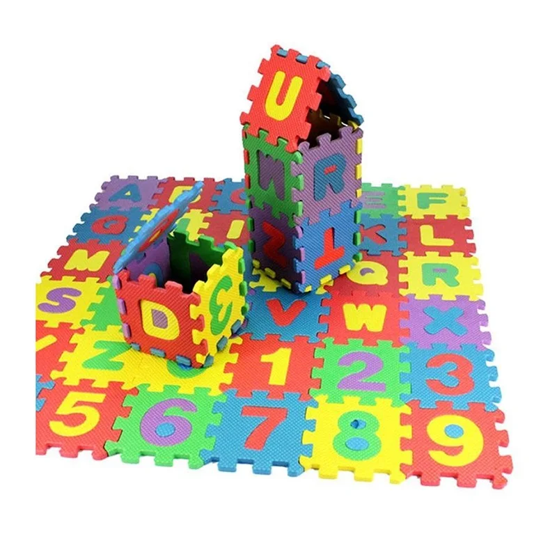 36 английские алфавитные пены коврики домашние спальни детские ползающие