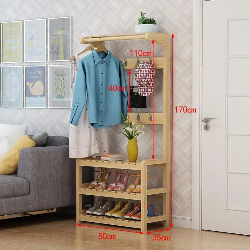 Винтажная деревянная вешалка для одежды подставка одежды| |