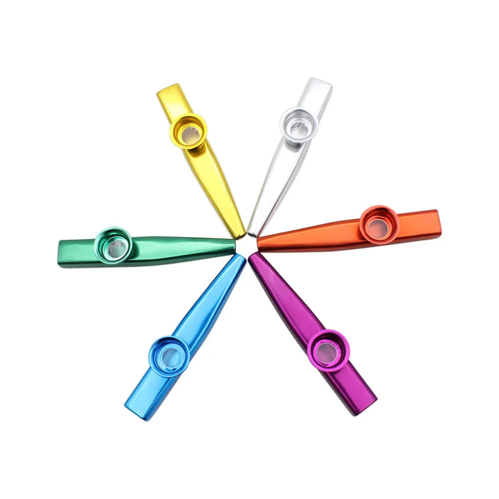 

Metal Kazoos Preschool Educational Toys Musical Instruments Flutes for Kids (Random Color)