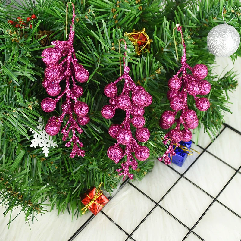 Искусственные вишневые ягоды YONGSNOW, 3 шт.