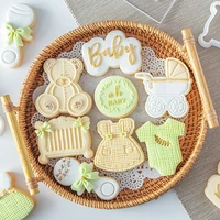 baby shower cake decorating tools cookie press stamp embosser biscuit cutter fondant sugarcraft cookie cutters mold cake mould