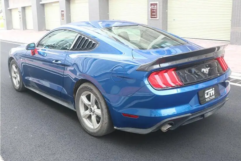 Высокое качество 3 шт./комплект углеродного волокна/ABS задний багажник спойлер