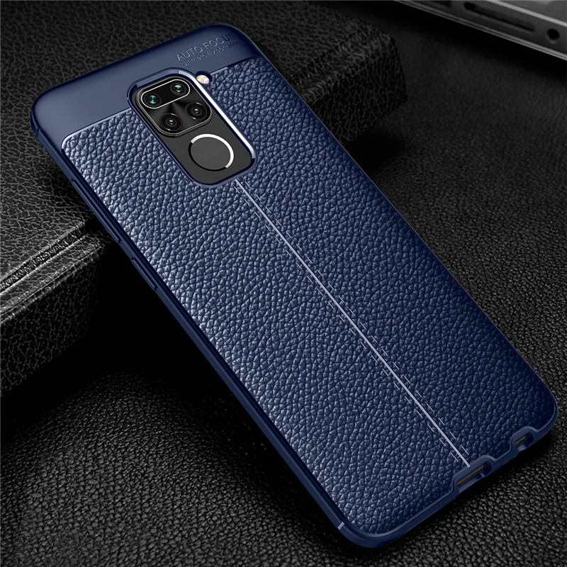 

For Xiaomi Redmi 10X Case For Redmi Note 9S 9 Pro Rubber Housings Shockproof Silicone Leather Case For Redmi 10X Redmi10 X Cover