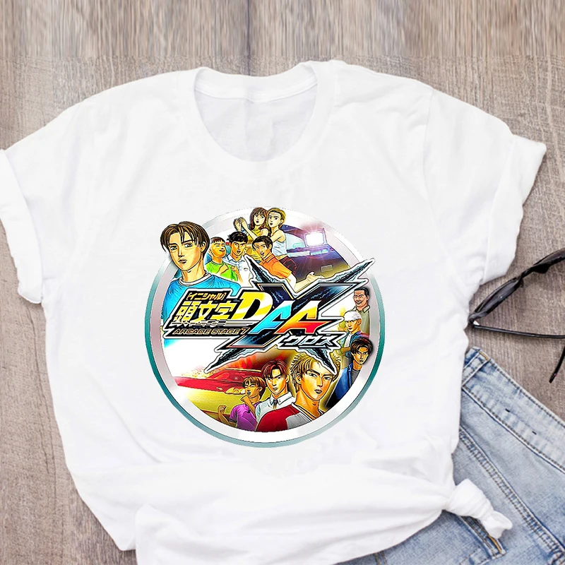 

Drift Japanese Anime Initial D T-shirt women O-Neck Short Sleeves Summer Casual Fashion Women Tshirt