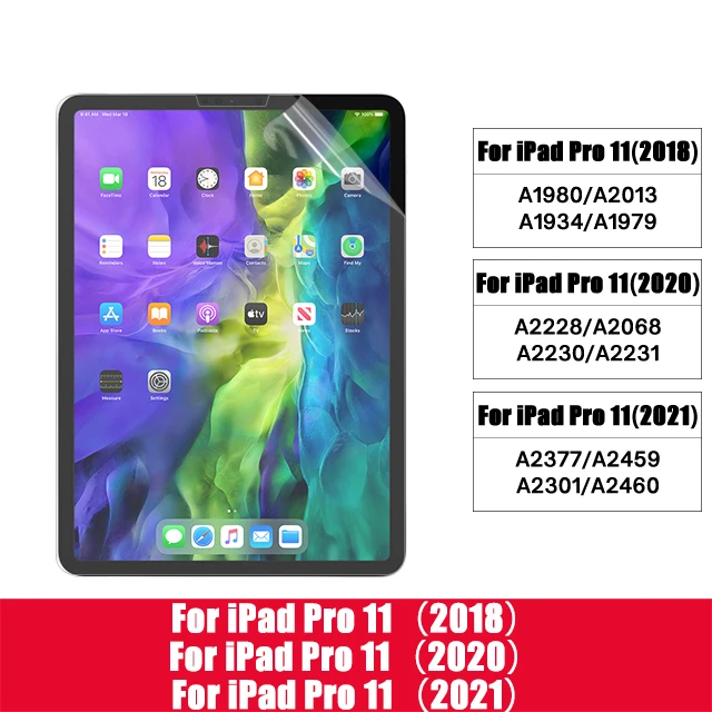 

2020 Pro 11 10.2 7th 8th Gen Paper Like Screen Protector Film Matte PET Painting Write For Apple iPad 9.7 Air 2 3 4 10.5 10.9