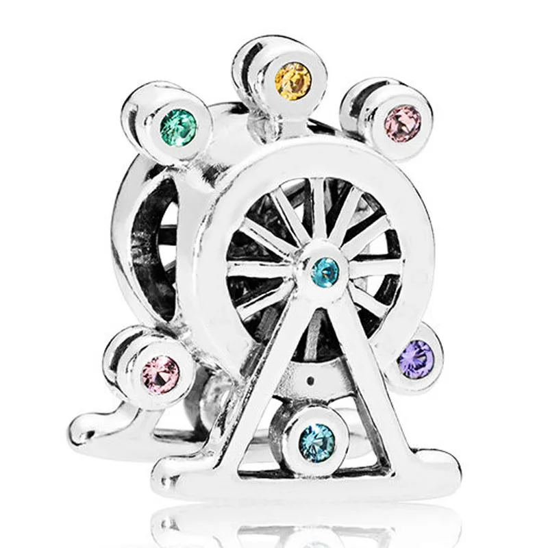 10 Brilliant Bow Enchanted Tea Pot Signature Scent Playing Cards Charms Fit Pandora Bracelet 925 Sterling Silver Bead DIY Jewelry - Цвет: 10