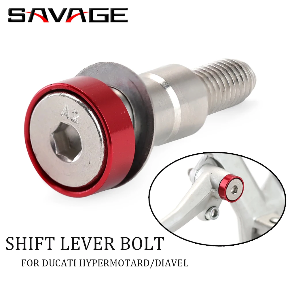 

For DUCATI Hypermotard 950 939 820 SP 8MM Gear Shift Lever Bolt X Diavel 1260 1260S Brake Pedal Screw Motorcycle Accessories