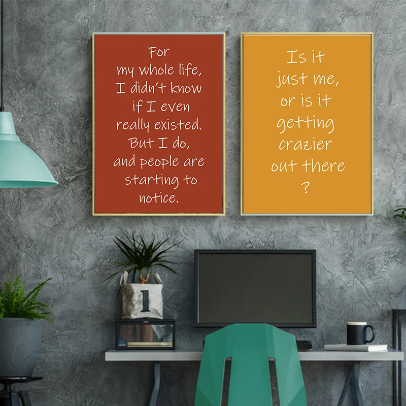 2019 кино Джокер вдохновляющие цитаты комиксы Картина на холсте постеры и принты