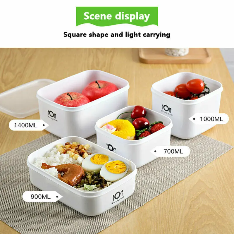 Kid Adult Lunch Box Food Container Dust Proof Microwave Bento Boxes Storage Kitchen Accessories | Дом и сад