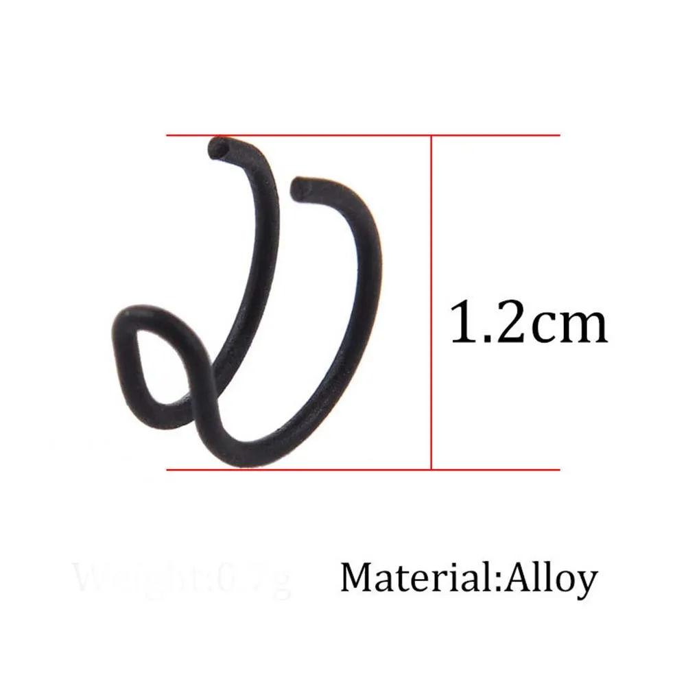 5 шт. модные серьги-клипсы в стиле панк-рок Для Пирсинга Ушей простые серьги из