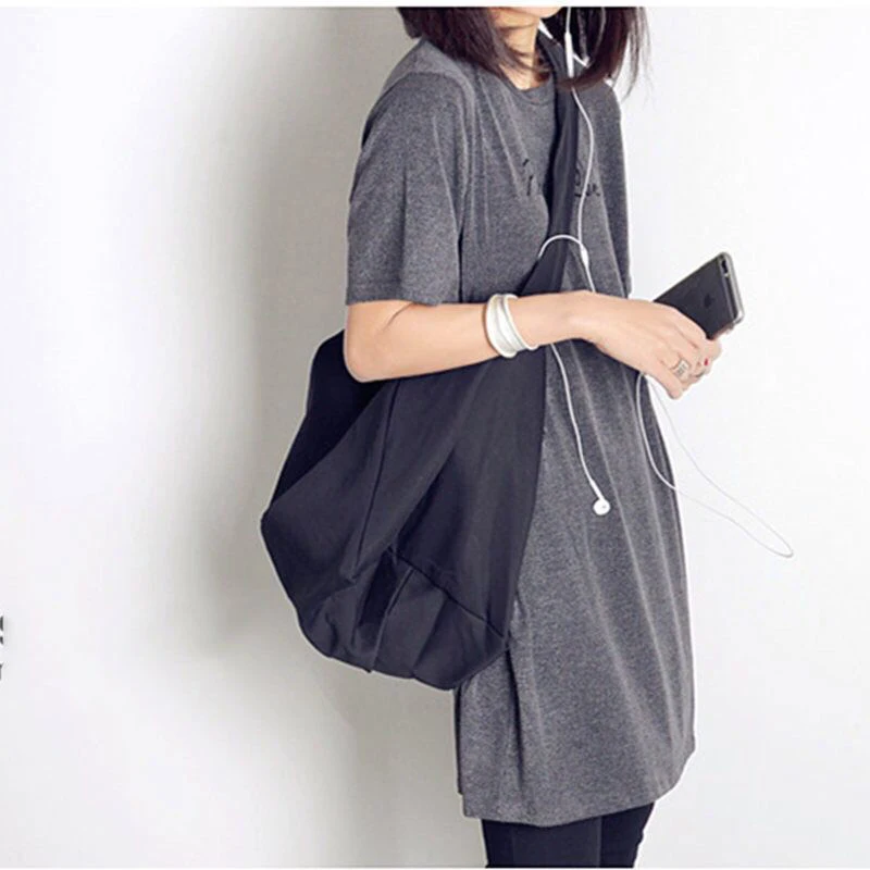 

Ladies Shoulder Bag Fashion Lady Canvas Large Capacity Travel Bag Shoulder Bag Ladies Casual Messenger Bag