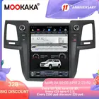 Автомобильный GPS-навигатор Tesla style, 128 ГБ, Android 9,0 для Toyota Fortuner Hilux Revo 2005-2014, автомобильный радиоприемник ManualAC px6