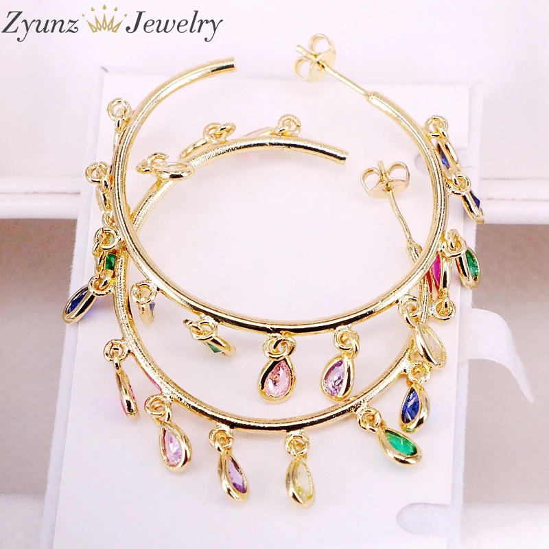 3 пары Разноцветные серьги подвески золотого/серебряного цвета с