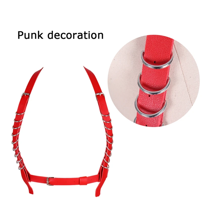 Женский кожаный ремень безопасности клетка бюстгальтер женское белье панк