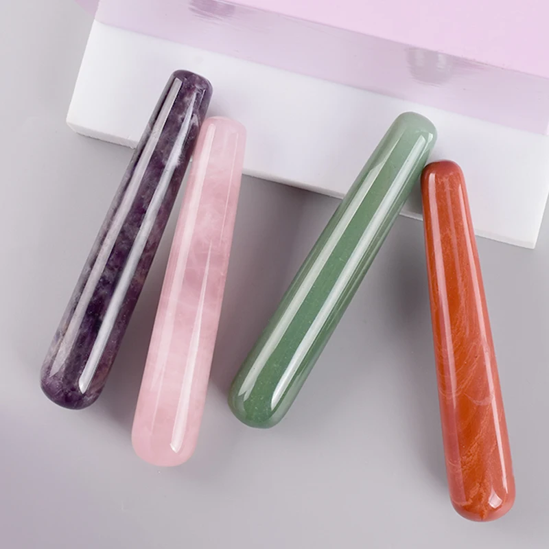 Натуральный камень Massagestick Crystal минеральный кварц для глаз акупунктная ручка
