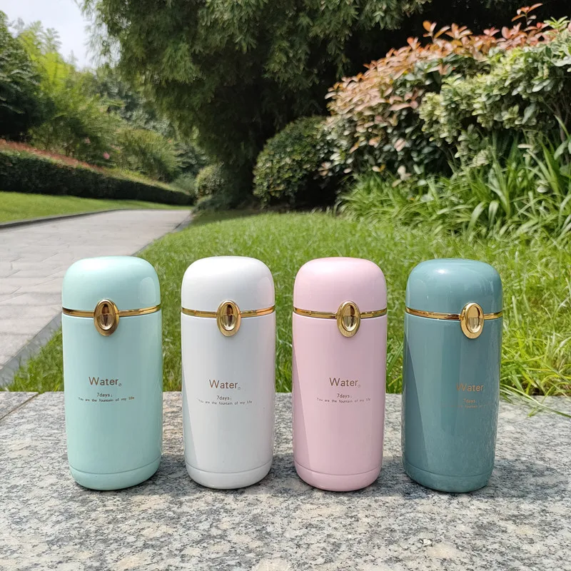 

280ML Mini Stainless Steel Thermos Water Bottle Coffee Tea Milk Insulated Tumbler Bottle Travel Drink Mug Cute Small Thermal Cup