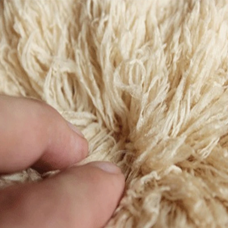 

Modern Soft Oval Fluffy Carpet Nordic Anti-Skid Shaggy Area Rug For Living Room Bedroom Decor Home Children's Room Floor Mat