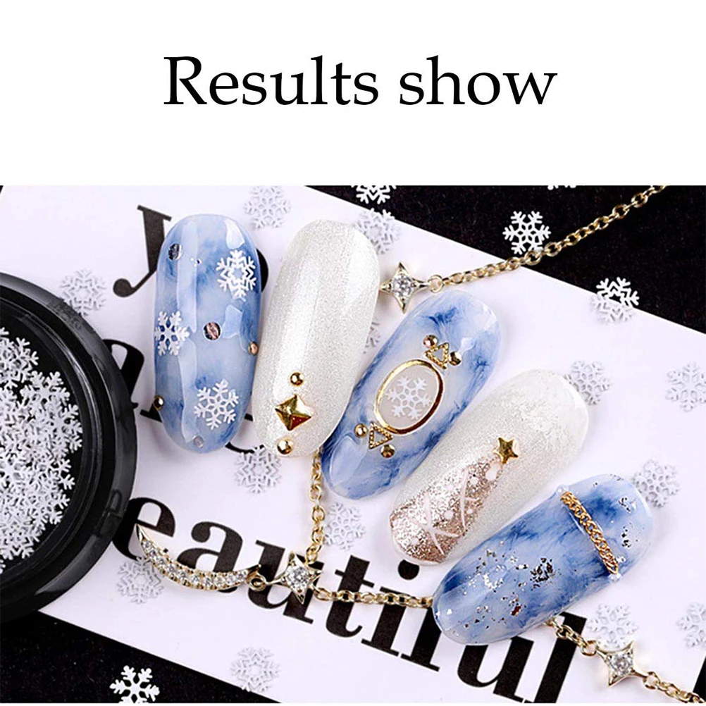 3 шт 3D Стразы для ногтей Снежинка Украшение Маникюр чехол телефона блестки DIY