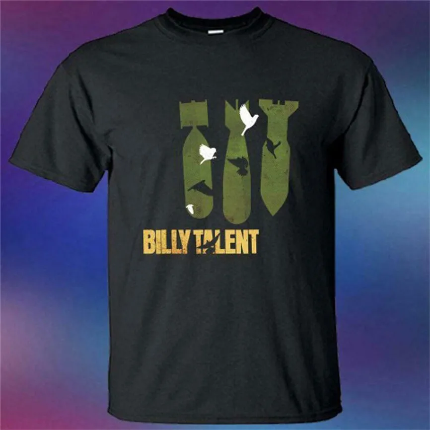 Новый Billy Talent известный певец альбом Обложка логотип мужская Черная футболка