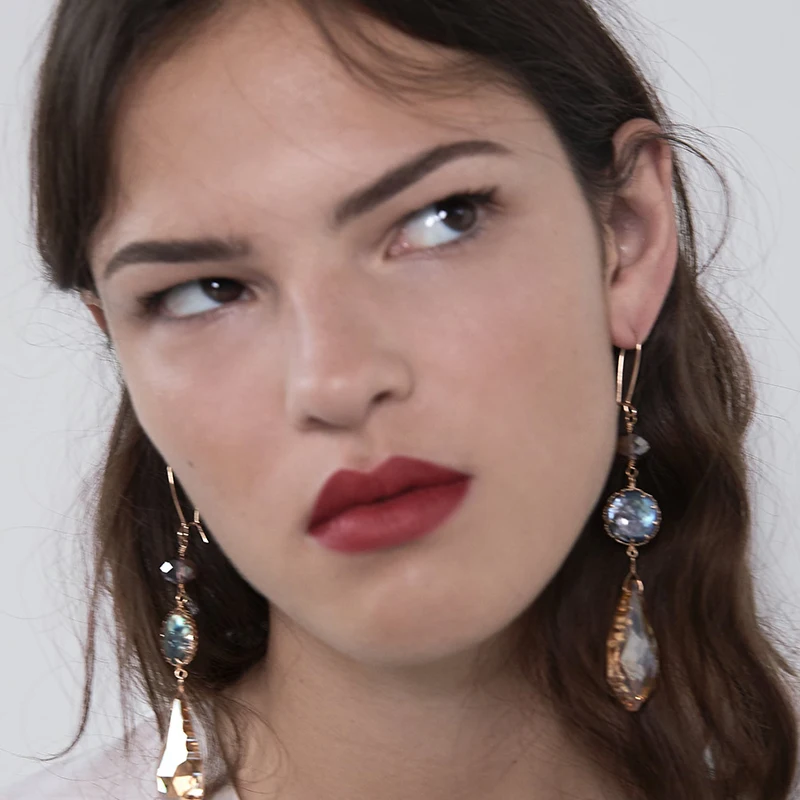 2019 новые модные украшения простые Многослойные Геометрические полимерные