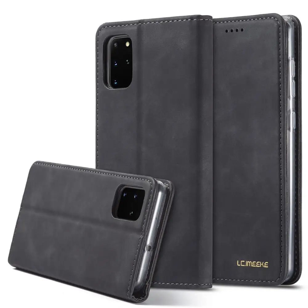 Кожаный чехол для Samsung Galaxy S20 Plus Ultra A01 A21 A51 A71 A81 A91 A11 A41 A70E роскошный Магнитный