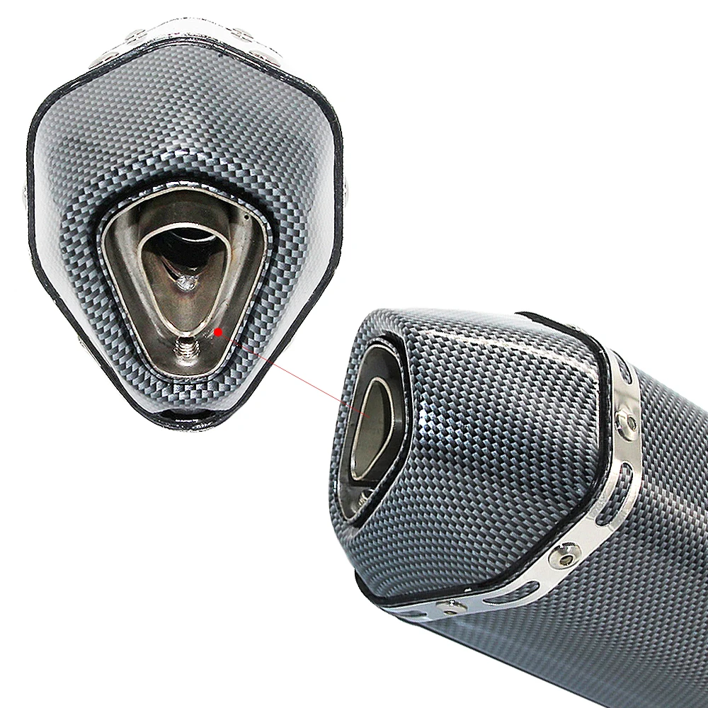 Мотоцикл модифицированный скутер Муфельная выхлопная труба с 51 мм интерфейсом