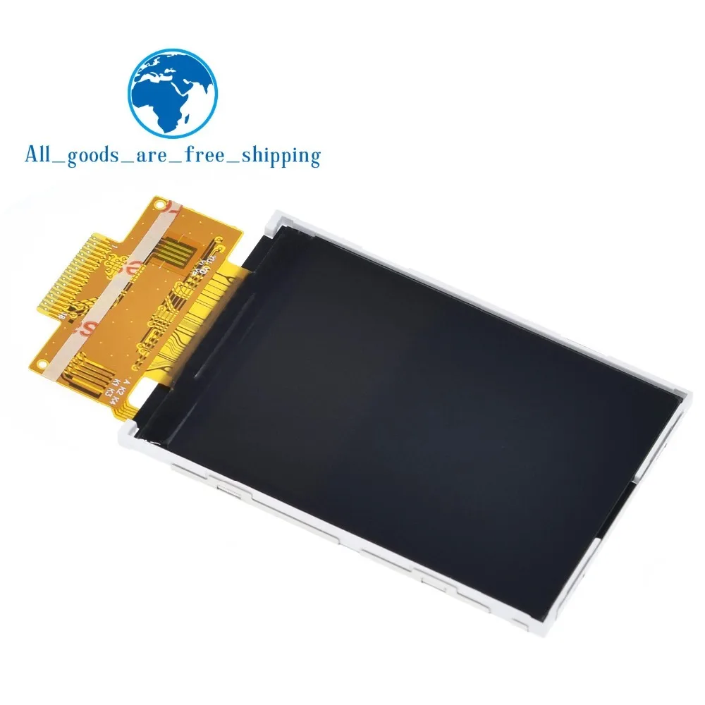2," 2,4 дюйма 240x320 SPI TFT lcd модуль последовательного порта 5 В/3,3 В PCB адаптер Micro SD карта ILI9341 ЖК-дисплей белый светодиодный для arduino