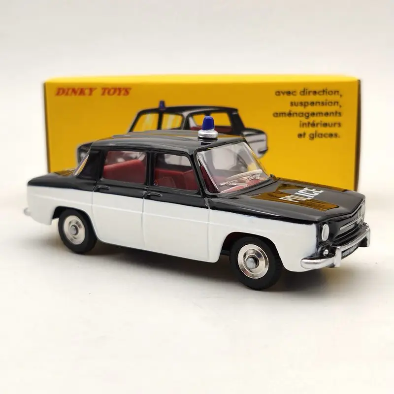 DeAgostini 1:43 Dinky игрушки 517P Renault R8 полиция литые модели автомобилей|Наземный