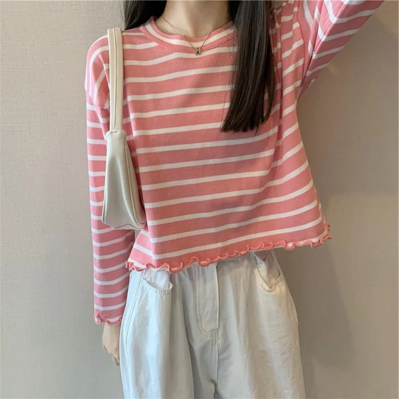 

Official Figure Milk Silk Cloth Autumn New Korean Style Loose