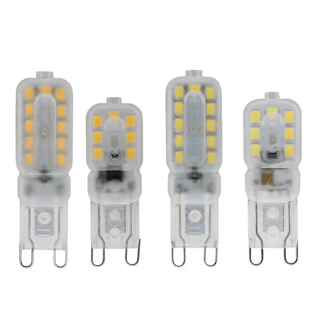 

10PCS 3W 5W 14/22 LED G9 Corn Light Energy Saving Lighting Decorative Bulb 220V SMD2835 LED G9 Lamp Bulb for Living Room Bedroom