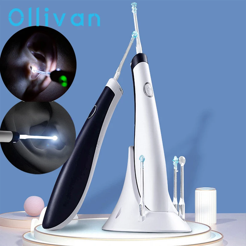 

Инструмент для удаления ушной серы светодиодный светильник кой, ушной инструмент для удаления ушной серы, светящаяся Ушная кюрета