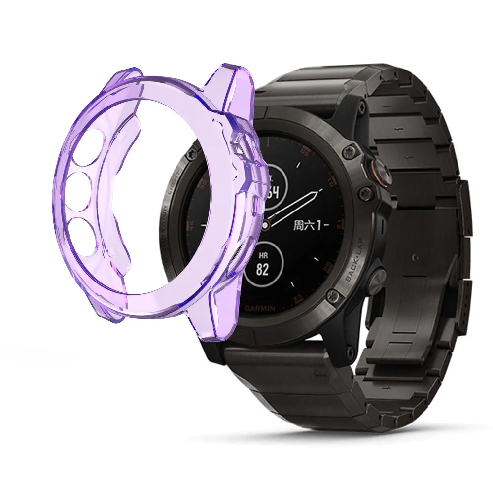Мягкий чехол из ТПУ с Защитный Крышка для смарт-часов Garmin Fenix 5X защитный