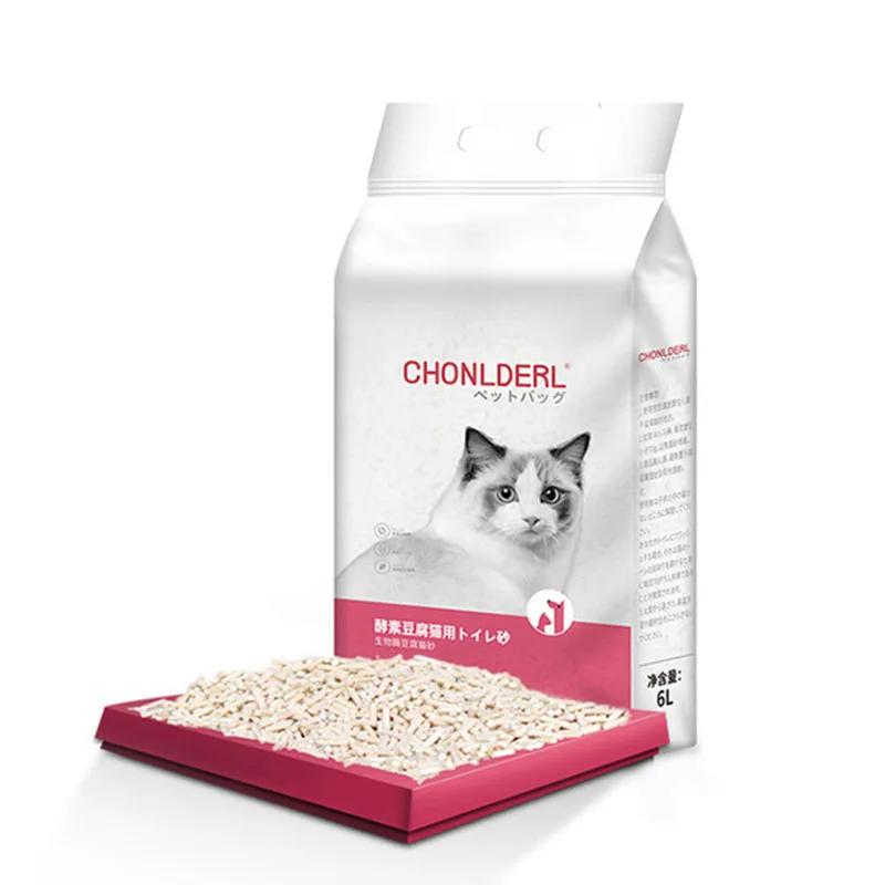 6л фермент для растений кошачий тофу песочный помет дезодорирующий песок без