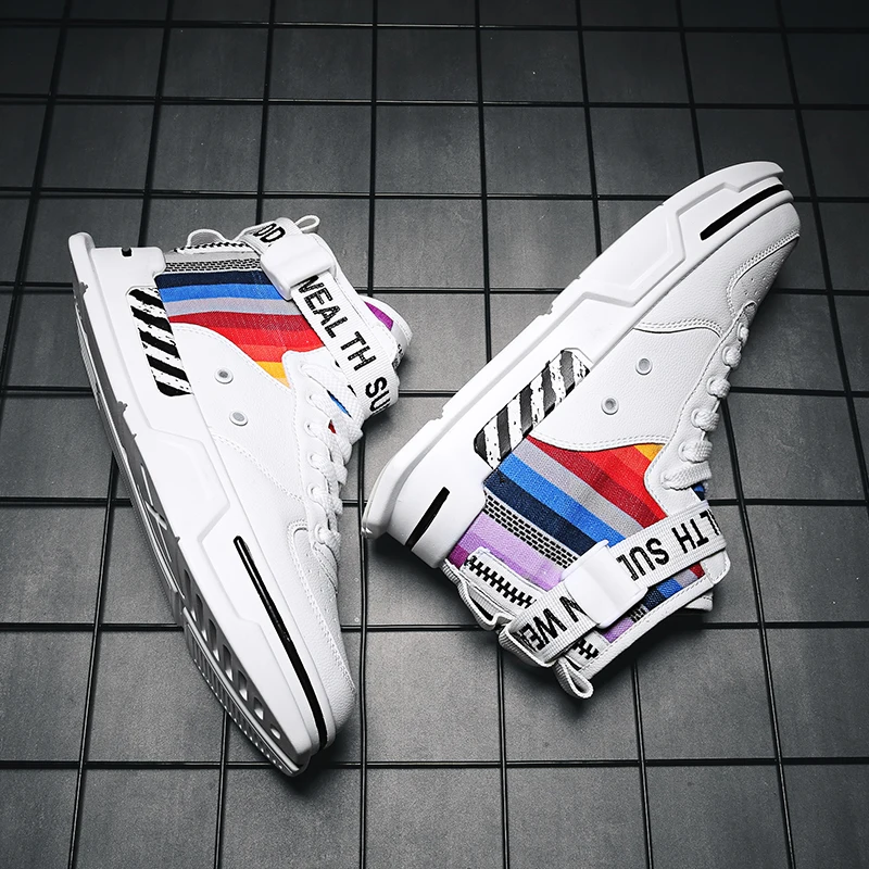 Новинка цветной мужской уличный спортивный Jordan 1 обувь белые туфли в стиле ретро