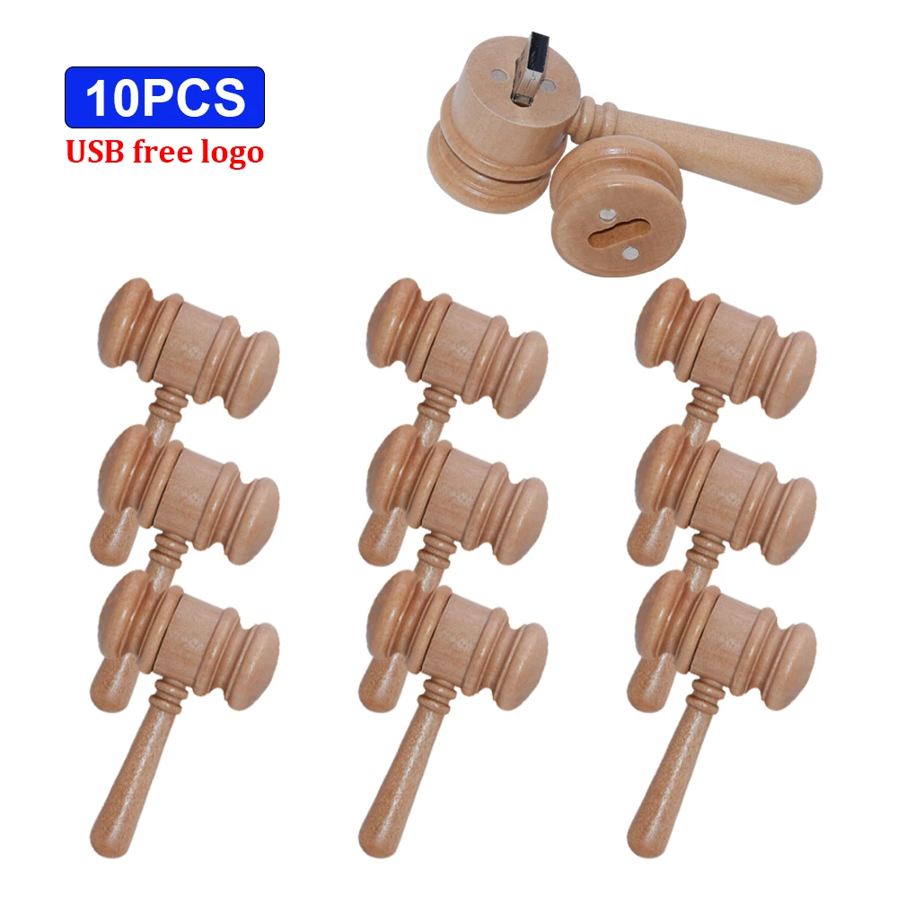 

10pcs free logo wooden pendrive 64GB USB Flash Drive 32Gb stick 16gb 8Gb 128Gb Pen drive waterproof usb U disk 2.0 memoria usb