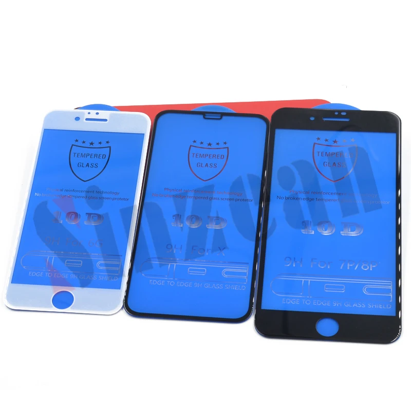 100 шт. для iPhone 11 Pro Max/6S PLUS/78 PLUS/XR/XS 5D/6D/10D полное закаленное стекло IPHONE 12 mini/12pro 3D