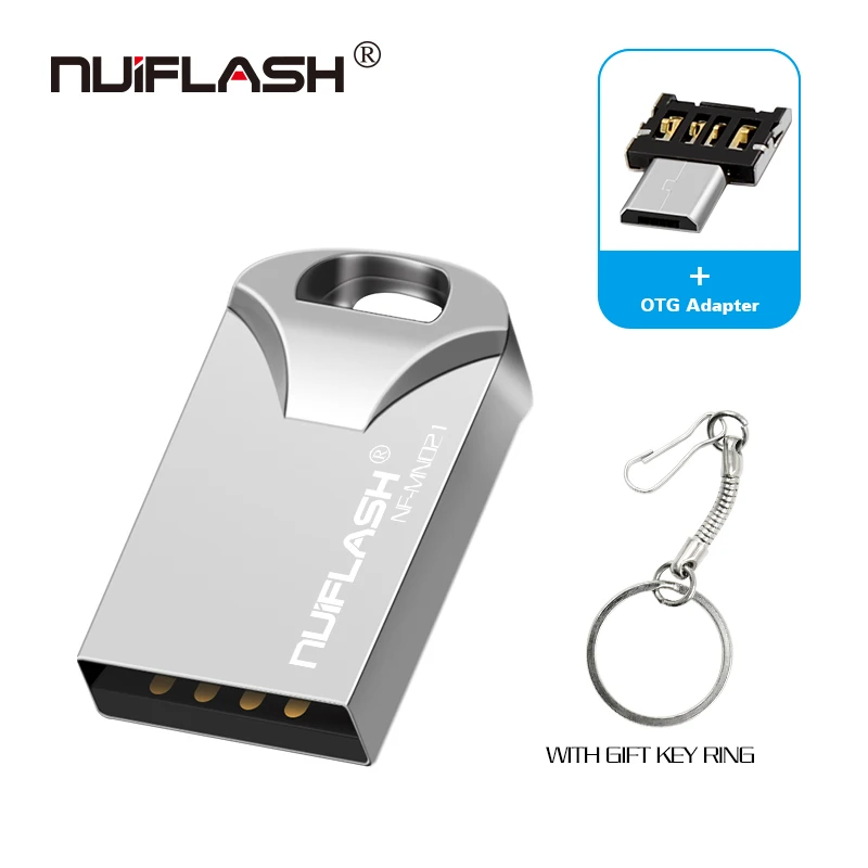 silver-otg Новейшая металлическая Флешка 64 Гб карта памяти otg и typec 32 Гб usb флеш-накопитель 128 Гб 64 ГБ 32 ГБ 16 ГБ мини-флешка 4 ГБ 8 ГБ usb флешка - Цвет: silver-otg