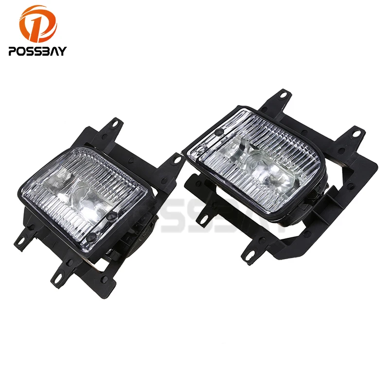 Прозрачный чехол POSSBAY противотуманные фары на передний бампер корпус для BMW E30 3