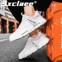 sxclaee four seasons mens sports shoes solid color all match breathable non slip flexible lightweight outdoor casual shoes 2021