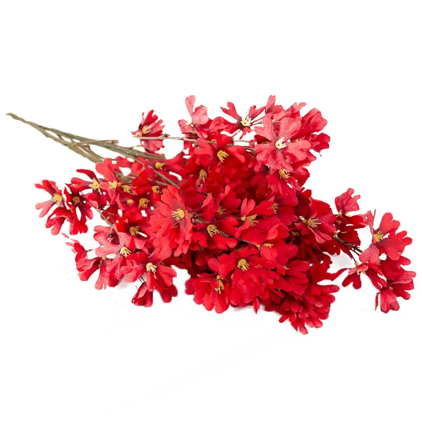 

New 87cm Winter Jasmine Artificial Flower Home Living Room Display Decoration Hotel Wedding Photography Props Autumn Decoration