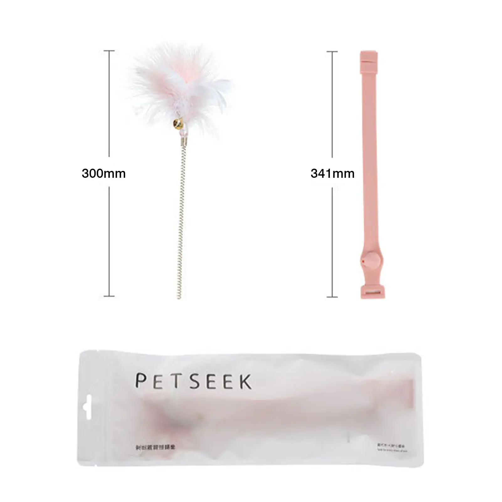 

Replacement Cat Feather Toy Cat Stick Bell Cat Interactive Toy For Kitten Cat Having Fun Exercise Playing Cat Feather Bell Toy