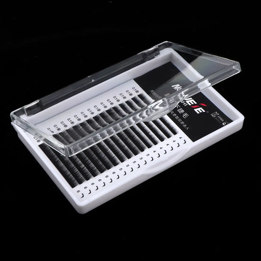 

B Curl 0.1mm Thickness Practice Lower Eyelashes for Grafting Extensions