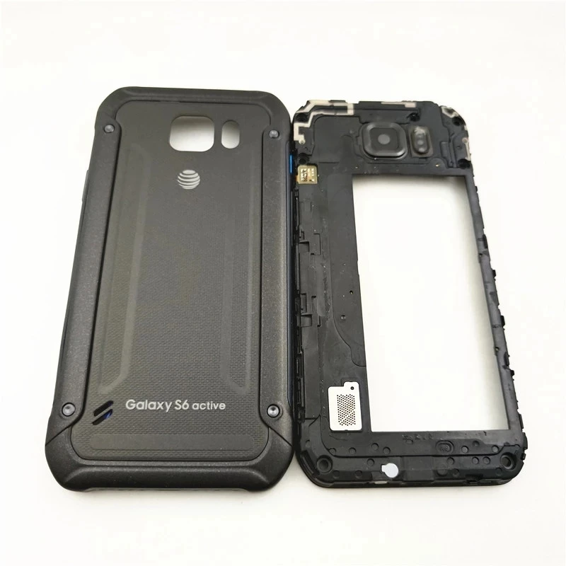 

New Full Phone Housing Cover Case For Samsung Galaxy S6 Active G890 G890A SM-G890 Replacement Parts