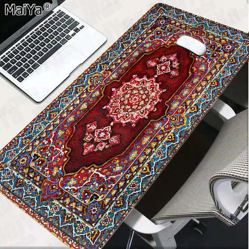 maiya slip pc persian mini woven rug mat gaming player desk laptop rubber mouse mat free shipping large mouse pad keyboards mat free global shipping