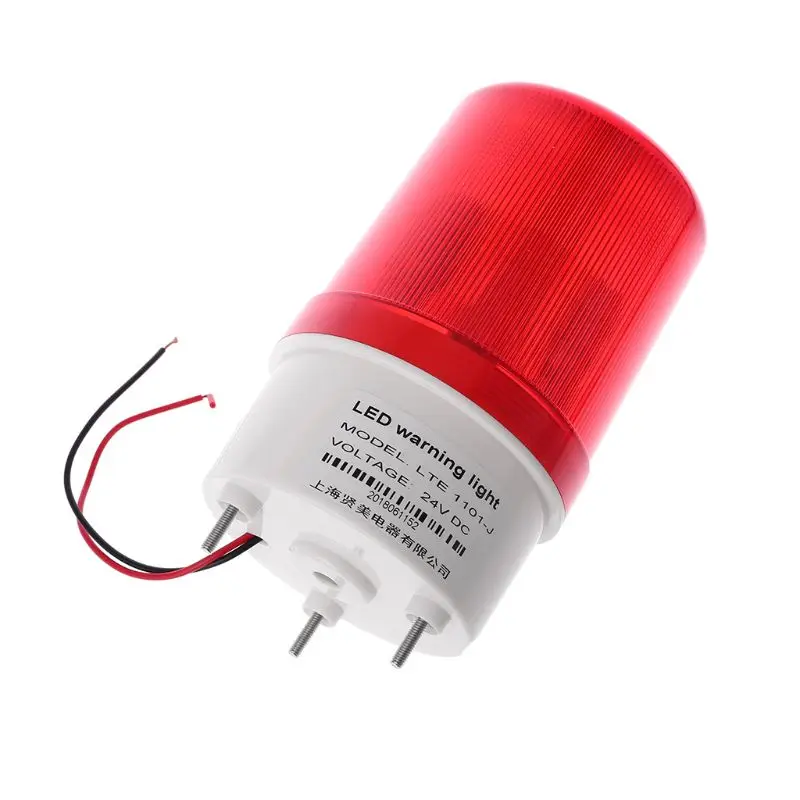 

220V/12V/24V LED Alarm Light Warning Lamp Signal Buzzer Rotary Strobe Flash Siren Emergency Sound Illumination Hummer