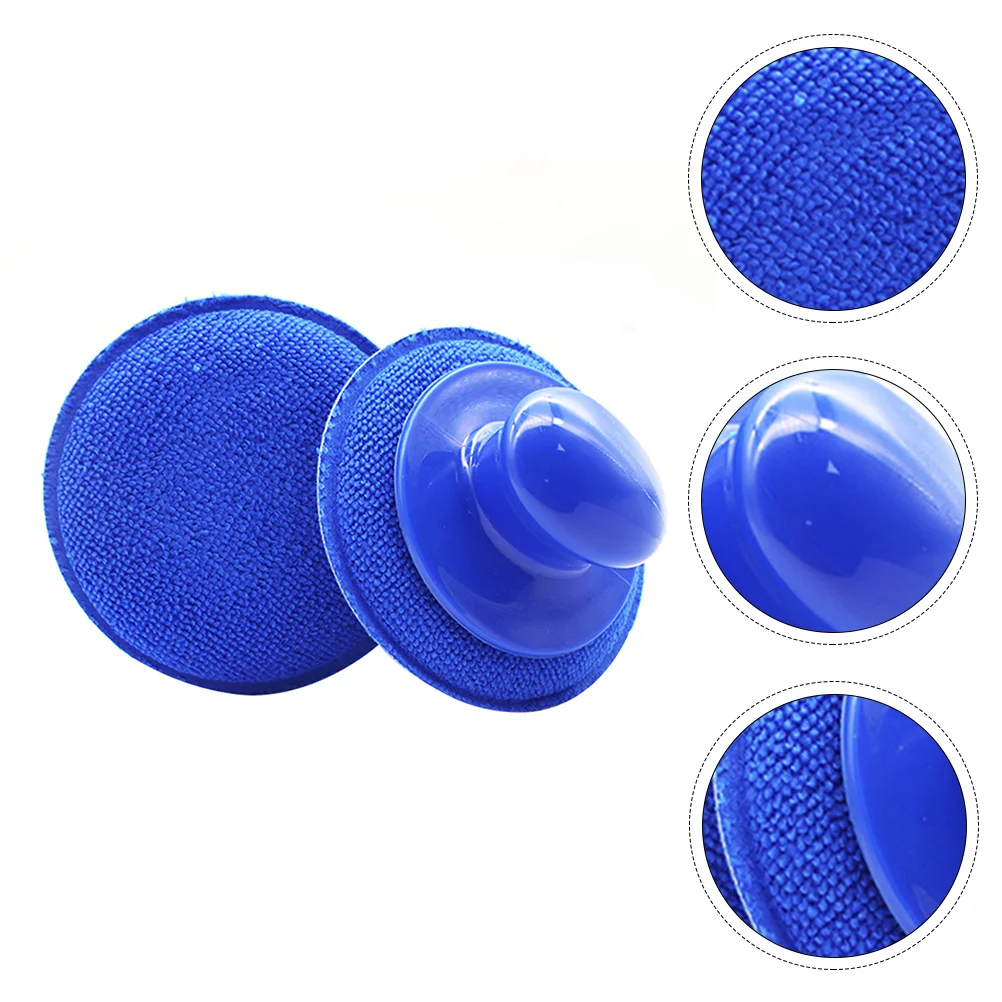 

2 Pcs Practical Cleaning Sponges Durable Waxing Polishing Sponge with Handle