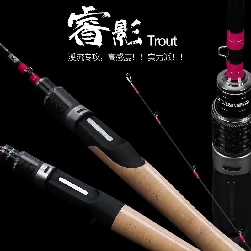 

TSURINOYA CLEVER Trout Fishing Rod 1.19m 1.57m 1.6m 1.85m UL L Power Line 1-6lb Lure WT 1-7g 2pcs Spinning Casting Lure Rod