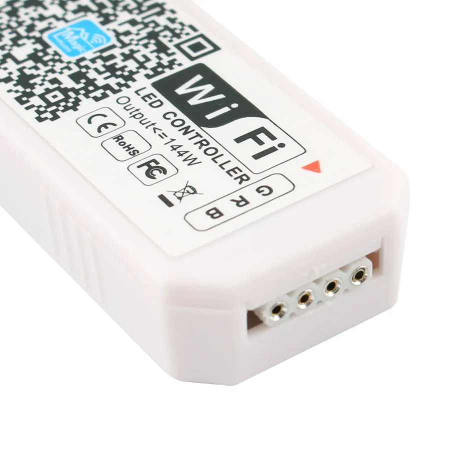 контроллер Wi Fi светодиодный RGB мини 24 Ключи ИК гамма RGBW DC 5 В 12 беспроводной пульт