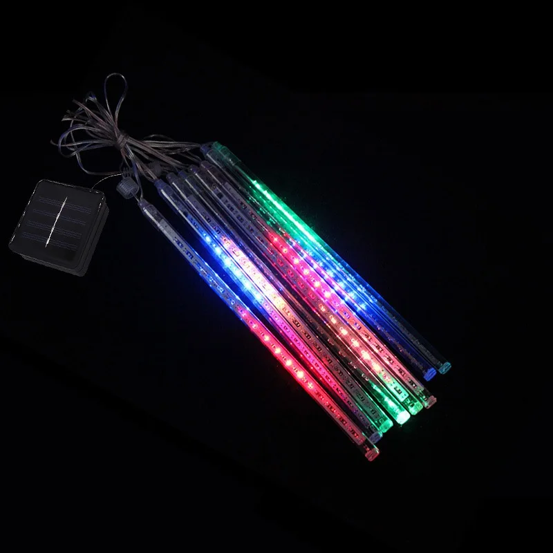 

Waterproof Garden Lights Meteor Shower Rain Lights String 30cm 8 Tubes 144 LEDs for Party Wedding Decor