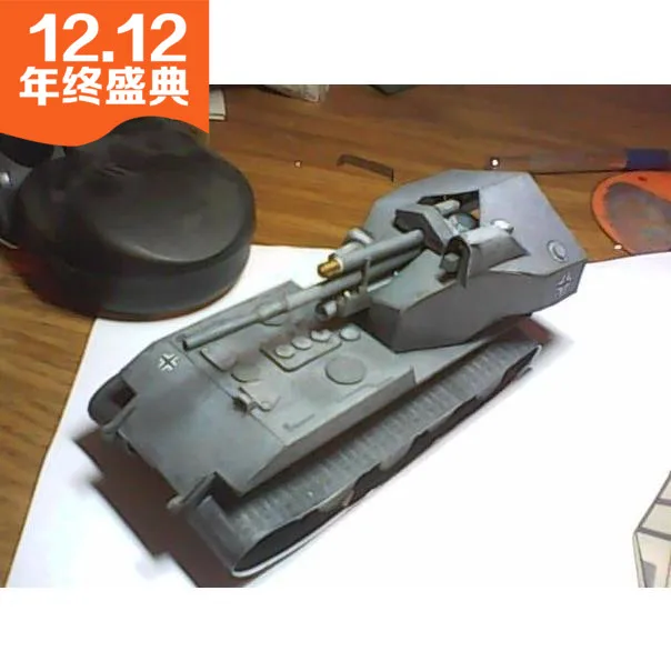 

1:50 1:35 World War II German E-100WT Tank Destroyer Tank World Official Painting 3D Paper Model Children Adult Educational Toys